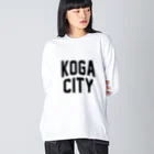 JIMOTOE Wear Local Japanの古賀市 KOGA CITY Big Long Sleeve T-Shirt