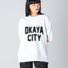 JIMOTOE Wear Local Japanの岡谷市 OKAYA CITY Big Long Sleeve T-Shirt