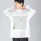 min P/Mのflower_001 Big Long Sleeve T-Shirt