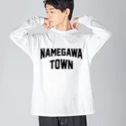 JIMOTOE Wear Local Japanの滑川町 NAMEGAWA TOWN Big Long Sleeve T-Shirt