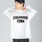 JIMOTOE Wear Local Japanの鏡石町 KAGAMIISHI TOWN Big Long Sleeve T-Shirt