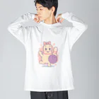 スペアミーショップのころぴんちゃんデザイン Big Long Sleeve T-Shirt