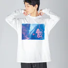 ダースベーダーコのヨーロピアンクラッチ  フォトTシャツ Big Long Sleeve T-Shirt