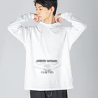 『Nothing Is Real』-- IN SUZURIの仏印h.t.(上品下生）黒 Big Long Sleeve T-Shirt