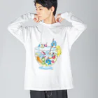 しじょるのペンギンとフルーツサワー Big Long Sleeve T-Shirt
