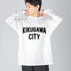 JIMOTOE Wear Local Japanの菊川市 KIKUGAWA CITY Big Long Sleeve T-Shirt