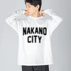 JIMOTOE Wear Local Japanの中野市 NAKANO CITY Big Long Sleeve T-Shirt