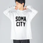 JIMOTOE Wear Local Japanの相馬市 SOMA CITY Big Long Sleeve T-Shirt