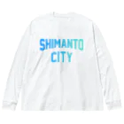 JIMOTOE Wear Local Japanの四万十市 SHIMANTO CITY Big Long Sleeve T-Shirt