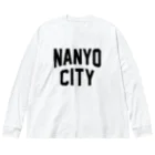 JIMOTOE Wear Local Japanの南陽市 NANYO CITY Big Long Sleeve T-Shirt