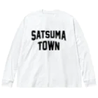 JIMOTOE Wear Local Japanのさつま町 SATSUMA TOWN Big Long Sleeve T-Shirt