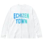 JIMOTOE Wear Local Japanの越前町 ECHIZEN TOWN Big Long Sleeve T-Shirt