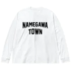 JIMOTOE Wear Local Japanの滑川町 NAMEGAWA TOWN Big Long Sleeve T-Shirt