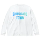 JIMOTOE Wear Local Japanの城里町 SHIROSATO TOWN Big Long Sleeve T-Shirt