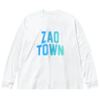 JIMOTOE Wear Local Japanの蔵王町 ZAO TOWN Big Long Sleeve T-Shirt