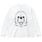 ゆんゆんこのゴールデンレトリバーロゴマーク Big Long Sleeve T-Shirt