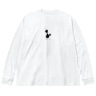 Blackcat and Poetのくろねこらぶ Big Long Sleeve T-Shirt