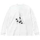 氷熊のおみせのねこのリバーシゲーム Big Long Sleeve T-Shirt