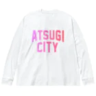 JIMOTOE Wear Local Japanの厚木市 ATSUGI CITY Big Long Sleeve T-Shirt