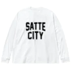 JIMOTOE Wear Local Japanの幸手市 SATTE CITY Big Long Sleeve T-Shirt
