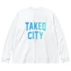 JIMOTOE Wear Local Japanの武雄市 TAKEO CITY Big Long Sleeve T-Shirt