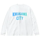 JIMOTOE Wear Local Japanの菊川市 KIKUGAWA CITY Big Long Sleeve T-Shirt