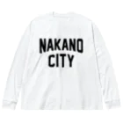 JIMOTOE Wear Local Japanの中野市 NAKANO CITY Big Long Sleeve T-Shirt