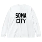 JIMOTOE Wear Local Japanの相馬市 SOMA CITY Big Long Sleeve T-Shirt