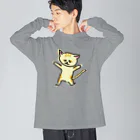 akane_art（茜音工房）の踊るスナネコ Big Long Sleeve T-Shirt