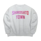 JIMOTOE Wear Local Japanの城里町 SHIROSATO TOWN Big Crew Neck Sweatshirt