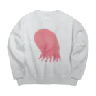 三好愛のおなかいたいとき Big Crew Neck Sweatshirt