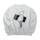 yuichi design shopのチョコレート Big Crew Neck Sweatshirt