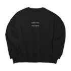LordLy Timeのreflection Big Crew Neck Sweatshirt