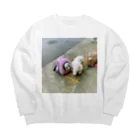 fluffy.dogのもふもふスウェット Big Crew Neck Sweatshirt