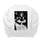 non-existent_mangaの【ない漫画】ない魔女っ子のまんが Big Crew Neck Sweatshirt