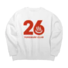 瀬高きりん♨温泉グッズの26 YUKEMURI CLUB Big Crew Neck Sweatshirt