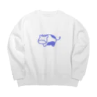あゆかんのうしさん Big Crew Neck Sweatshirt