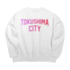 JIMOTOE Wear Local Japanの徳島市 TOKUSHIMA CITY Big Crew Neck Sweatshirt