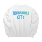 JIMOTOE Wear Local Japanの徳島市 TOKUSHIMA CITY Big Crew Neck Sweatshirt