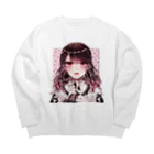 🌾の地雷って呼ばないで Big Crew Neck Sweatshirt