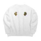 tmtoooのTiger&Dragon Skate Sweat Shirts Big Crew Neck Sweatshirt