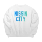 JIMOTOE Wear Local Japanの日進市 NISSIN CITY Big Crew Neck Sweatshirt