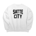 JIMOTOE Wear Local Japanの幸手市 SATTE CITY Big Crew Neck Sweatshirt