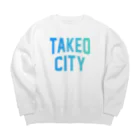 JIMOTOE Wear Local Japanの武雄市 TAKEO CITY Big Crew Neck Sweatshirt