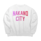 JIMOTOE Wear Local Japanの中野市 NAKANO CITY Big Crew Neck Sweatshirt