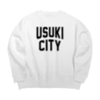 JIMOTOE Wear Local Japanの臼杵市 USUKI CITY Big Crew Neck Sweatshirt