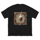 leisurely_lifeのA richly decorated coffee-inspired T-shirt design Big T-Shirt