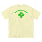 『Nothing Is Real』-- IN SUZURIの吾唯足知（われただたりるをしる。ショルダーアーチ・緑・英語 Big T-Shirt