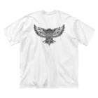 MisCreAntミスクリアントのトライバル フクロウ Big T-Shirt