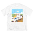 とやまソフトセンターの柴と軽トラ by O-chan Big T-Shirt